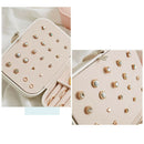 European Pu Leather Jewelry Boxes Princess Portable Storage Box Multi Layer O3K6