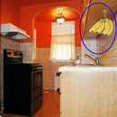 Under Cabinet For Banana Home Storage Rack Convenient Storage Stainless Steel