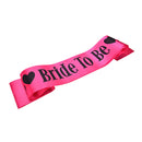 1pcs Bride to Be Writing Satin Sash Decor Hens Night Bachelorette Party A Gw