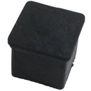 20 mm x 20 mm, black, square, rubber foot pad for chair or table, 4 pieces X1K9