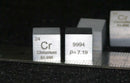99.94% High Purity Chromium Metal Cr Carved Element Periodic Table 10mm Cube