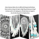 Dream Catchers for Bedroom, White Dream Catchers Crochet Wall Hanging Dream I7R7