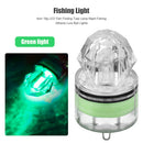 LED Fish Finding Trap Lamp Night Fishing Attracts Lure Bait Lights (Green) A