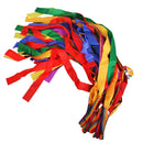 12pcs Fashion Rainbow Ribbon for Child Kids Hand Held Dance Dancing 1M Length