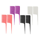 8Pcs Plastic Fine Weave Highlighting Foiling Hair Comb Dyeing Hair Combs