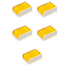 5PCS White Bow Rosin Greek Pitch Friction-Increasing Rosin for Violin Viola