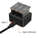 Action Camera Charger for Dji Camera Osmo Action Lithium Battery Charging H