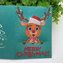 5D DIY Diamond Painting Christmas Greeting Cards Cross Stitch Embroidery (C