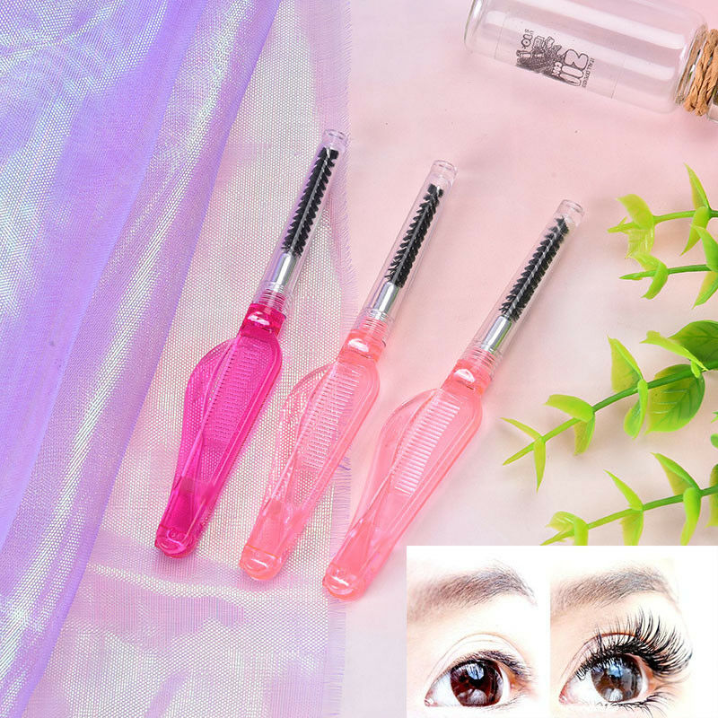 1X eyelash extension comb brush lash eyebrow cosmetic makeup supply toolB Gn