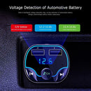 T24 Handsfree Bluetooth 4.2 FM Transmitter Dual USB 3.1A Fast Car Charger