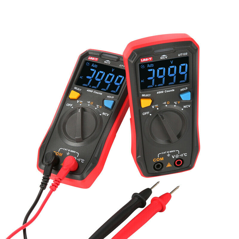 Uni-T Ut123 Pocket-Sized Residential Multimeter; Handheld Digital Multimete M8I3