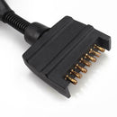 Car Trailer Australian Adapter Light Connector 12 Pin Flat Female Socket to 7Pin