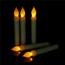12X LED Flameless Taper Candles Realistic Battery Operated Lights for XMA PXY