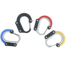 Type D Carabiner Rotating Hook Clip Non-Locking Strong Clips ME