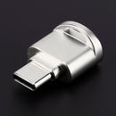 Mini Portable Key Ring Type Type-C USB3.1 Micro SD TF Memory Card Reader A