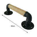 Industrial Style Pipe Furniture Handle Barn Sliding Wooden Door Handles Bla Y5A4