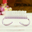 Convenient Nail Random Color Brush For Acrylic & UV Gel Nail Art Dust Clean X8S5