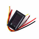 5X(DC 0-100V 10A Digital Voltmeter Ammeter Dual Display Voltage Detector C P6S4)