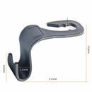 8x Black Vehicle Car Seat Hook Handbag Hanger Auto Holder Headrest Storag SSX