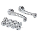 2 PCS UNIVERSAL CAR BILLET ALUMINUM WINDOW CRANK HANDLE WINDER TRUCK PICKUP hv2n