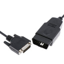 Car Diagnostic Cable 16Pin Male To DB 15Pin Male 100cm Extension Cable