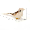12pcs Artificial Bird Simulation Color Feather DIY Craft Wedding Home Decor