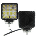 48W 6000k LED Spot Beam Square Work Lights Lamp Tractor SUV Truck 4WD 12V 2 V8D9
