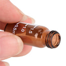 5pcs 2ml Brown screw chromatographic write bottle autosampler headspace vials  Z