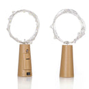 1.5m 15-LED Copper Wire String Light with Bottle Stopper Party Decor Lamp