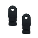 2xNylon 3/4" Round Internal Eye Ends Marine Boat Bimini Top Accessory Black