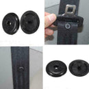 Universal Clip Seat Belt Stopper Buckle Button Fastener Safety Black Car Pa A7T4