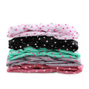 5PCS Kids Baby Girl Cotton Twisted Headband Turban Dot Knot Headwear