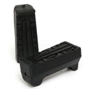 2x Black Front Foot Rest Peg Rubbers Footrest For Yamaha YBR 125 All Year