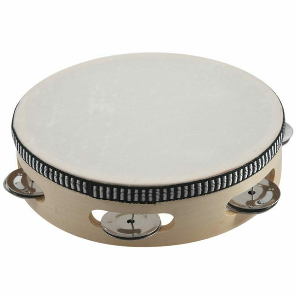 7 inch Musical Tambourine Tamborine Drum Round Percussion Gift for KTV Part