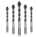 5pcs Multifunction Drill Bit Electric Drilling Carbide Triangular Alloy Bit