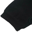 Black Elastic Combed cotton Fingerless Gloves for Women