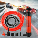 Car Tire Water Oil Fuel Change Transfer Gas Liquid Pipe Tool Air Pump Kit SiphFT