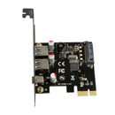 Super Speed Pci-E Express To 3 Port Usb 3.0 3.1 Type A/C Sata Host Card FR FT