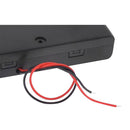 Plastic 6X 1.5V AA Battery Holder Storage Box standard Case with Spring Clip