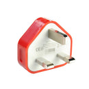 For Phones Tablets PC ipad UK Mains Wall 3 Pin Plug Adaptor Charger USB Port new