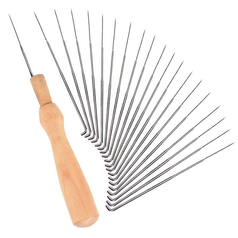 60 Pieces 3 Sizes Felting Needles Wool Felt Tools with 3 Pieces Clear Bottl