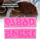 0-9 Lollipop Digital Number Module Chocolate Cake Fondant Decoration Tools