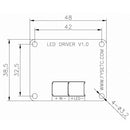 1Pack 30W LED driver Board+ 40W Light Source Lamp Panel Plate Integrated Violet