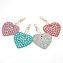 4pcs DIY Full Drill Diamond Painting Special Shaped Heart Key Chain Gifts
