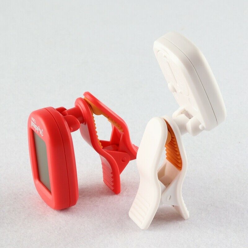 Meideal Tuner Clip on Tuner Guitar Bass Violin Ukulele Banjo Big LCD High A