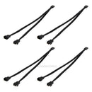 4pcs 4Pin PWM To 3/4 Dual PWM Adapter Computer Case Fan Power Sleeved Cable hv2n