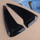 Universal Pair of Glossy Black Type-R Side Fender Vent Air Wing Cover Trim