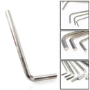 10PCS/SET 0.9mm-8mm Diameter Metric Short Arm Allen Hex Wrench Steel Hexago F7M0