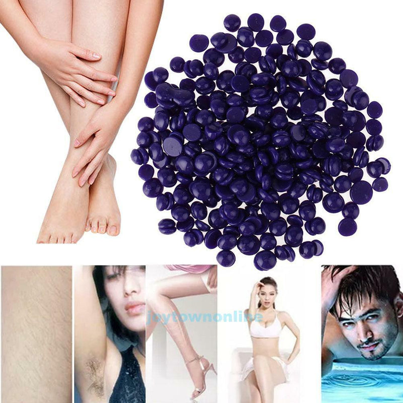 100g Depilatory Hard Wax Beans Pellet Waxing No Strip Bikini Film Hair Removal