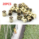 20pcs Copper Car Tire Valve Stem Caps Auto Tyre Valve Dust Proof Air Caps